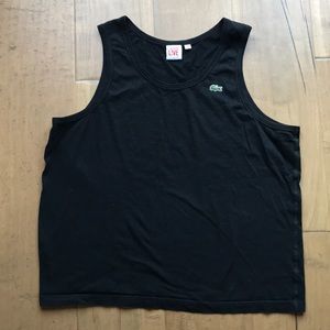 Lacoste Live Men’s Black Tank Top Size 8 (XXL)